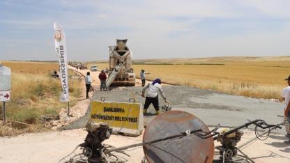 BÜYÜKŞEHİR, 3 İLÇEYİ BETON YOLLA BİRBİRİNE BAĞLIYOR!